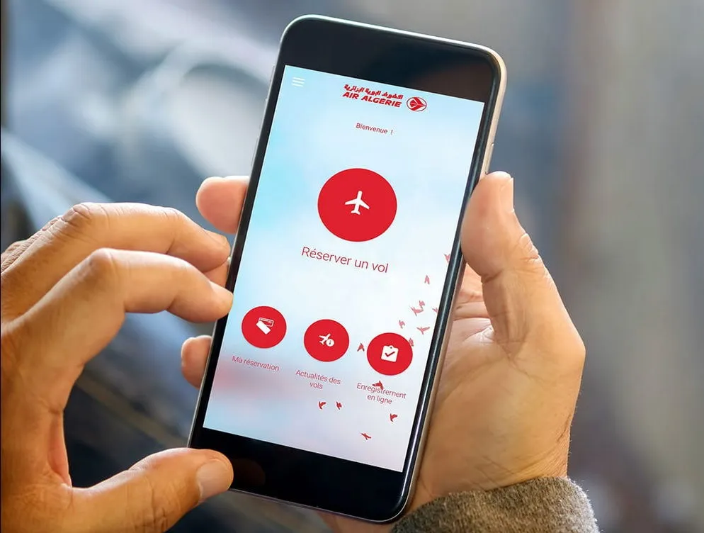Billet Air Algérie : réserver en ligne via l'application mobile Billet Air Algérie : réserver en ligne via l'application mobile - Destination Algérie